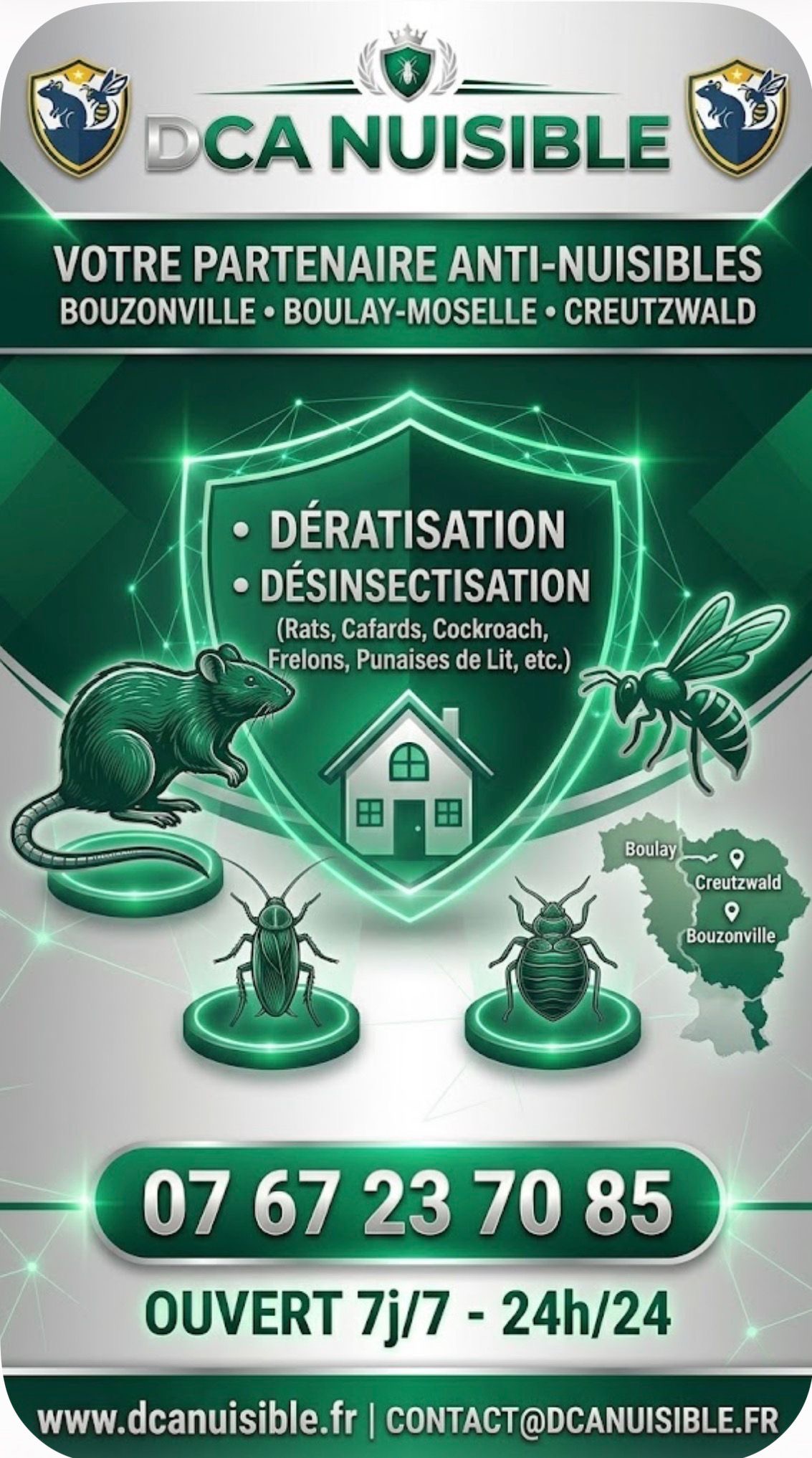 Présentation des interventions DCA Nuisible